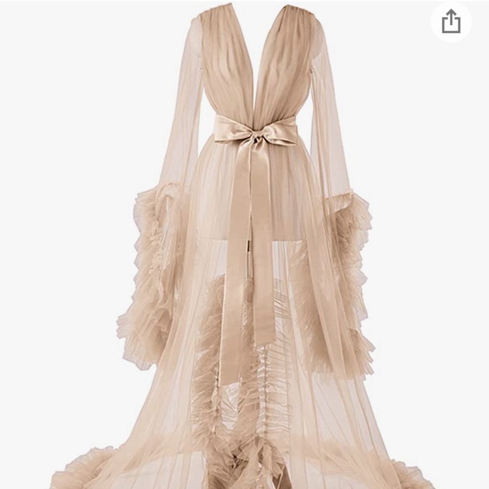 Maternity/Bridal Tulle Robe